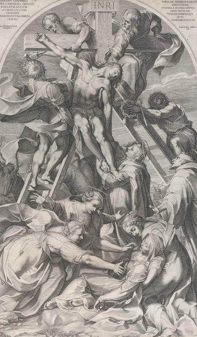 La Descente de Croix, 1606 - Francesco Villamena