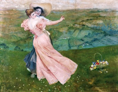 Il ballo sul prato Danse sur la pelouse - Francesco Vinea