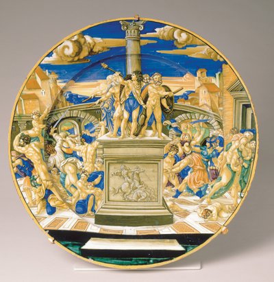 Assiette avec le Massacre des Innocents, vers 1527-30 - Francesco Xanto Avelli
