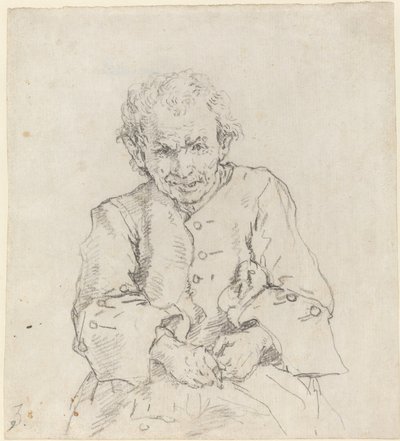 Paysanne assise - Francesco Zuccarelli