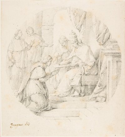 Angelo Maria Querini créé cardinal par Benoît XIII, 1709-87 - Francesco Zugno