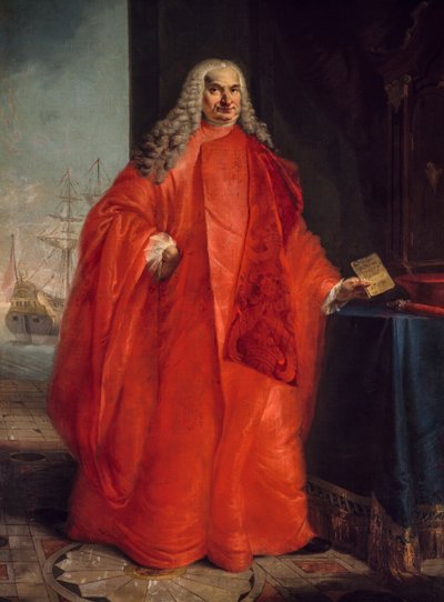 Portrait de Daniele Girolamo Dolfin (1656-1729), homme politique vénitien - Francesco Zugno