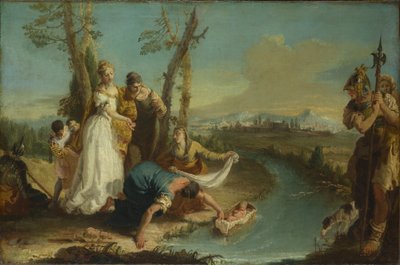La découverte de Moïse - Francesco Zugno