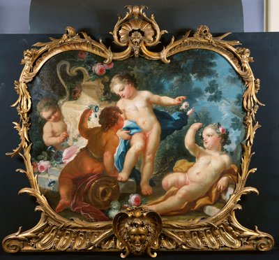 Un Dessus-de-porte avec des Putti s