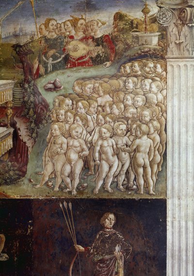 Allégorie du mois de mai, détail du triomphe d