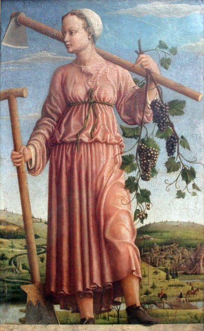 Polyhymnie, la muse de la poésie sacrée - Francesco del Cossa