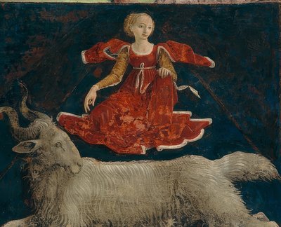 Bélier, signe du zodiaque du mois de mars. Vers 1469/70 - Francesco del Cossa
