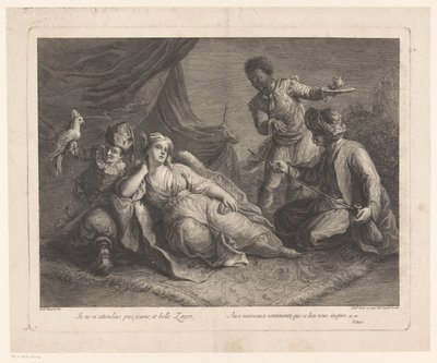 Femme allongée sur un tapis - Francesco del Pedro