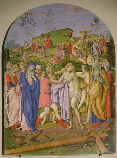 Jésus dépouillé de ses vêtements - Francesco di Giorgio (attr. to) Martini