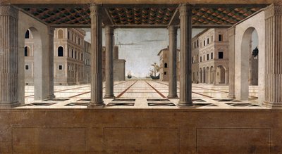 Veduta architecturale, vers 1490 - Francesco di Giorgio Martini