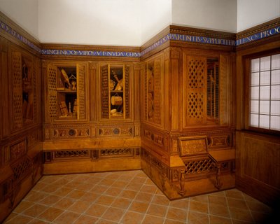 Studiolo du Palais Ducal de Gubbio, vers 1478-82 - Francesco di Giorgio Martini