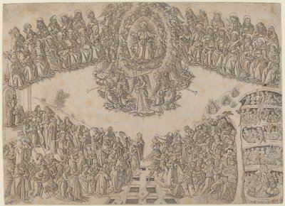 Le Jugement Dernier - Francesco di Lorenzo Rosselli after Fra Angelico