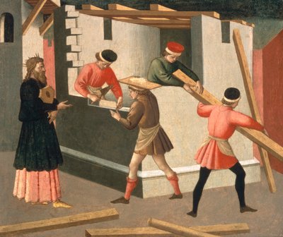 La Construction du Temple de Jérusalem, c.1445 - Francesco di Stefano Pesellino