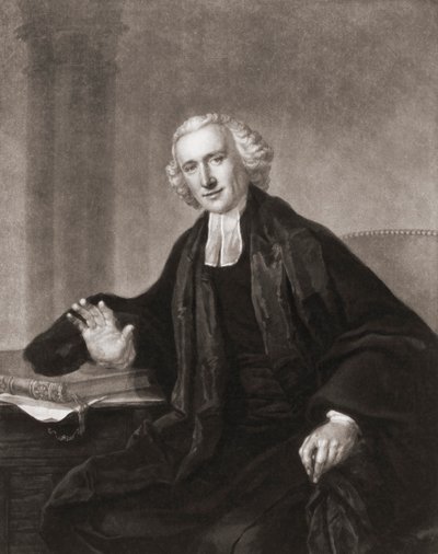 William Romaine. Portrait. (impression) - Francis (after) Cotes