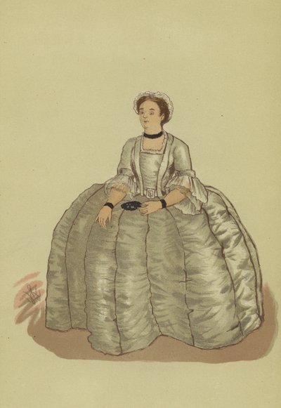 Costume féminin du règne de George II - Francis (after) Hayman