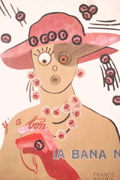 Portrait Dada de Germaine Everling - Francis (attr. to) Picabia