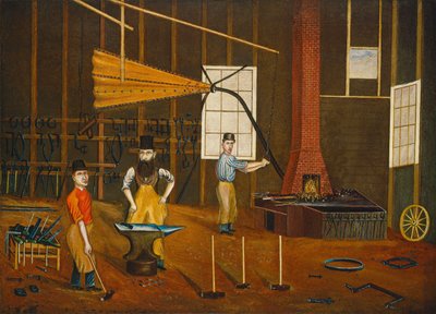 Atelier de forgeron - Francis A. Beckett