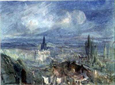 Vue de la ville de Bridgewater, Somerset - Francis Abel William Taylor Armstrong