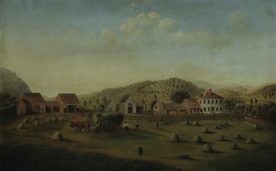 Ferme Leete, West Claremont, New Hampshire, vers 1822 - Francis Alexander