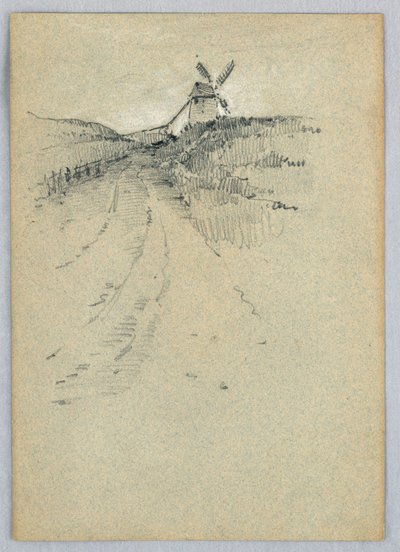 Un moulin à vent - Francis Augustus Lathrop