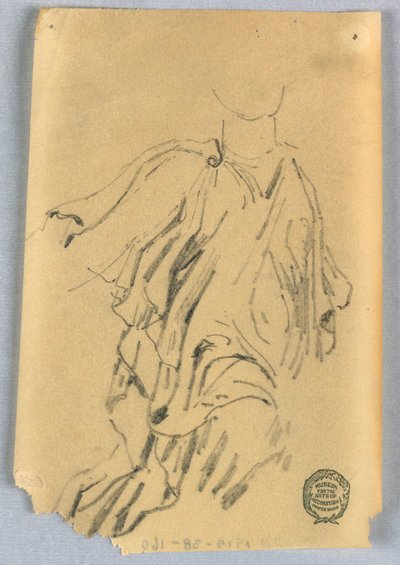 Étude de draperie - Francis Augustus Lathrop