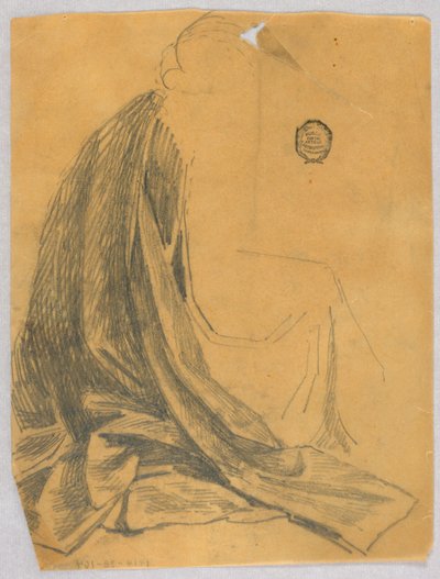 Étude de draperie - Francis Augustus Lathrop
