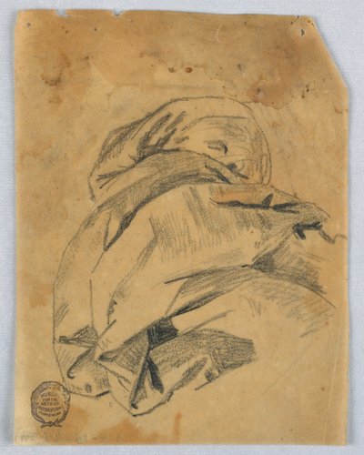 Étude de draperie - Francis Augustus Lathrop