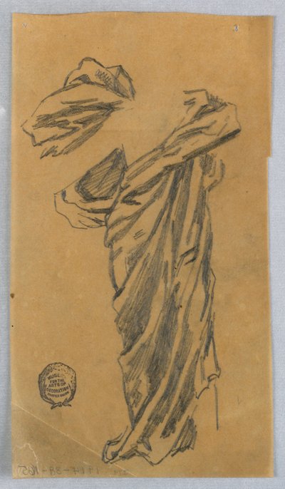 Étude de draperie - Francis Augustus Lathrop