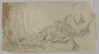 Étude de draperie - Francis Augustus Lathrop