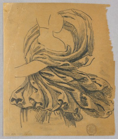 Étude de draperie - Francis Augustus Lathrop