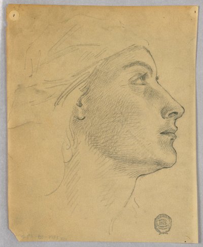 Tête de femme - Francis Augustus Lathrop