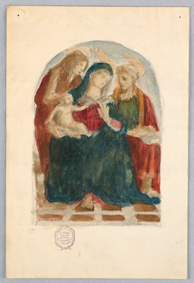 Madone et enfant - Francis Augustus Lathrop