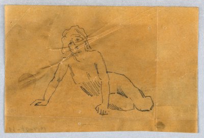 Esquisse pour Putto - Francis Augustus Lathrop
