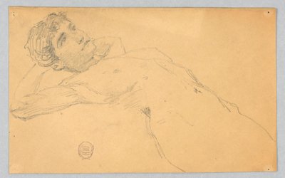 Esquisse de nu féminin - Francis Augustus Lathrop
