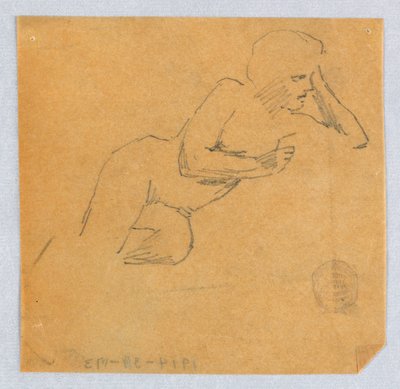Esquisse de nu féminin - Francis Augustus Lathrop