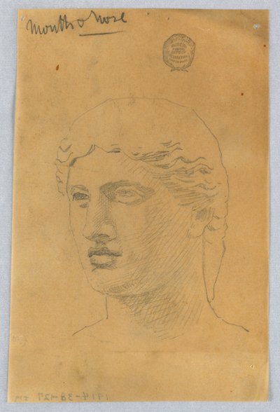 Croquis de la tête d