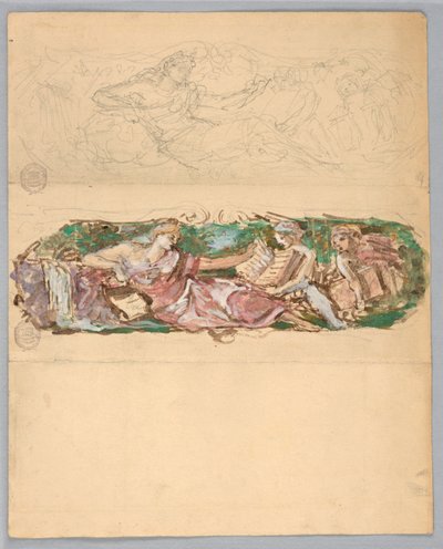 Études pour un panneau mural - Francis Augustus Lathrop