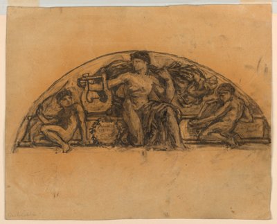 Étude pour "Apollon," Metropolitan Opera, New York, NY - Francis Augustus Lathrop