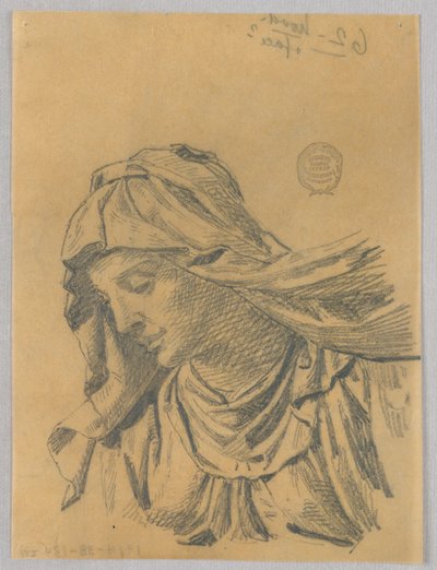 Étude pour buste de la Madone - Francis Augustus Lathrop