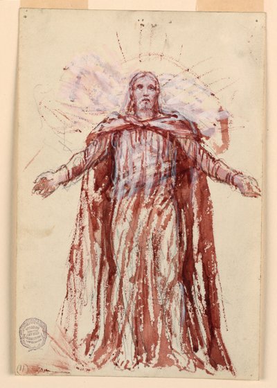 Étude pour le Christ, Chœur de St. Bartholomew, New York - Francis Augustus Lathrop