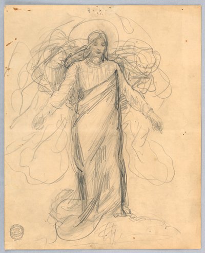 Étude pour Christ, Chœur de Saint-Barthélemy, New York - Francis Augustus Lathrop