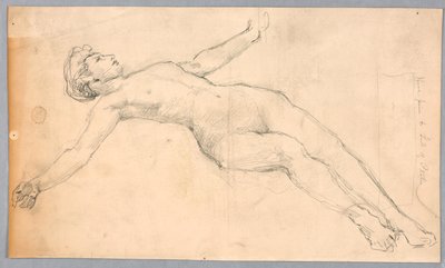 Étude pour "Diane et ses suivantes parmi les constellations" - Francis Augustus Lathrop