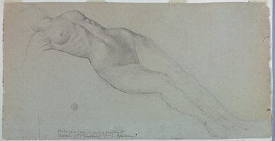 Étude pour "Diane et ses Suivantes parmi les Constellations" - Francis Augustus Lathrop