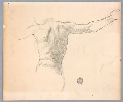 Étude pour "Diane et ses suivantes parmi les constellations" - Francis Augustus Lathrop