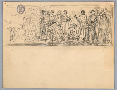 Étude pour une murale ou un panneau - Francis Augustus Lathrop