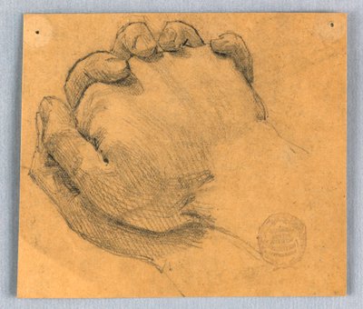 Étude de mains jointes - Francis Augustus Lathrop