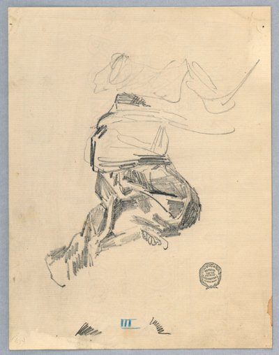 Étude de draperie - Francis Augustus Lathrop