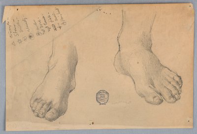 Étude de pieds - Francis Augustus Lathrop