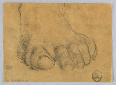 Étude du pied gauche - Francis Augustus Lathrop