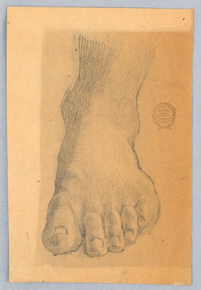 Étude du pied gauche - Francis Augustus Lathrop
